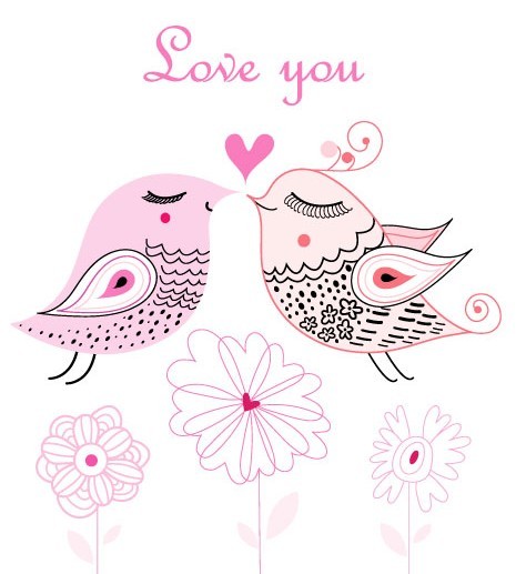 Valentine's Day Hand-Drawn Cartoon Vector Illustration 04