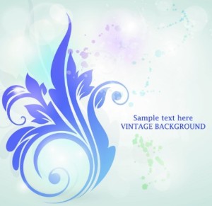 Vector Background with Vintage Patterns 04