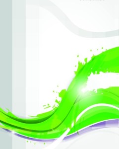 Vector Color Wave Background 02