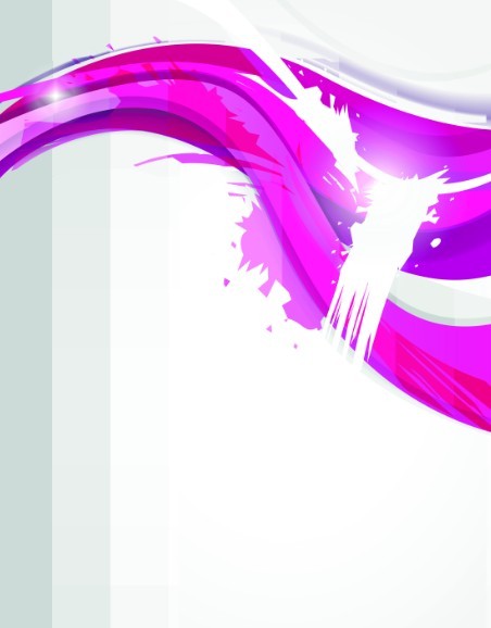 Vector Color Wave Background 03