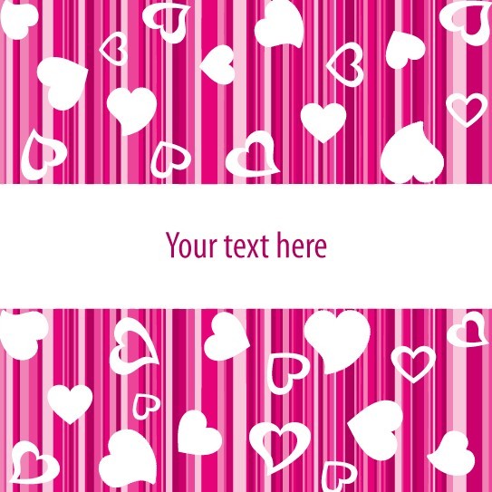 Vector Valentine's Day Greeting Card 04