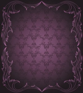 Violet Classical Pattern Background 3