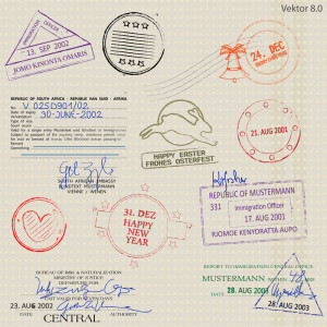 Visas & Passports Vector Template