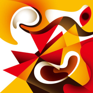 abstract dynamic flow line 4