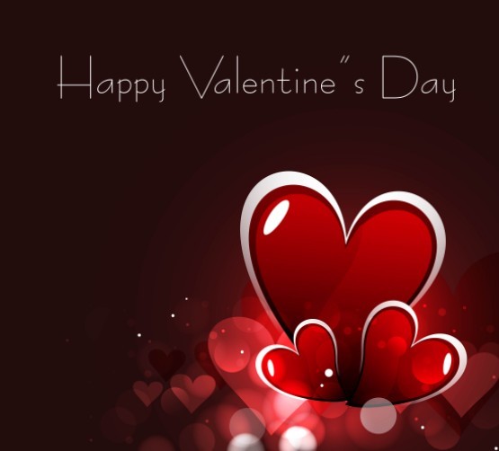Fantastic Valentine's Day Card with Halo Background 03