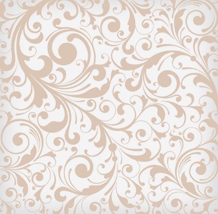 Khaki Flourish Vector Background