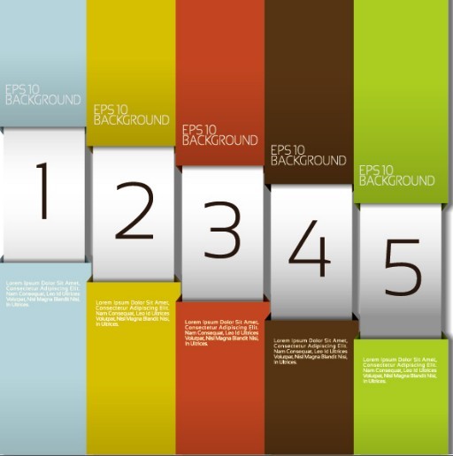 Free Number Template Banners Vector 02 - TitanUI