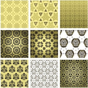 Set Of Vintage Background Patterns 02