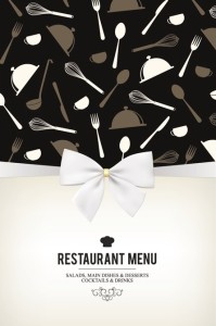 Stylish Restaurant Menu Vector 01