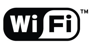 Black and White WIFI Vector Logo