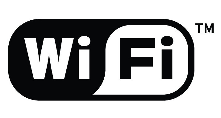 Black and White WIFI Vector Logo