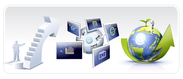 HI-Tech & Business Concept Vector Material 08