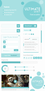 Ultimate UI Kit PSD From CSS Author