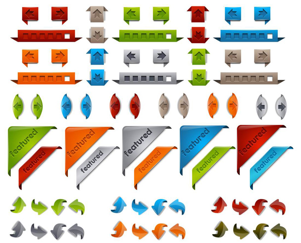 A Collection Of Web Design Elements