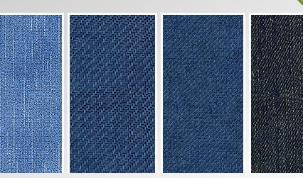 4 Colors Denim Fabric Background Textures
