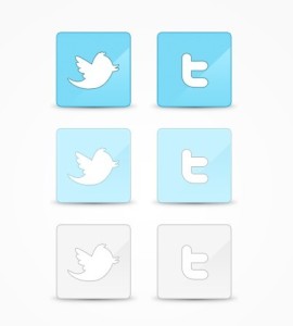 Clean Twitter Icons