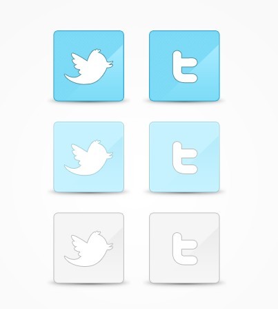 Clean Twitter Icons