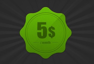 Green Curvy Badge