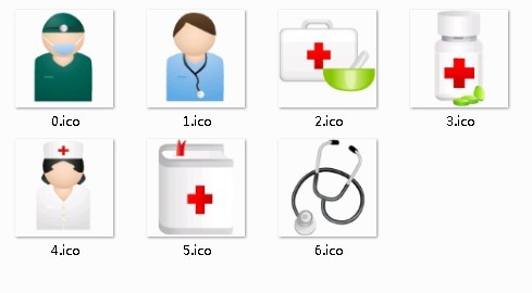 Doctor and Medical Icon Set