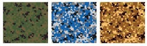 Set Of Camouflage Patterns
