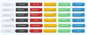 36 Web Button Collection (PSD)