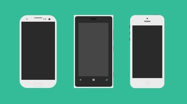 Galaxy S3, Lumia 920 and iPhone 5 Mockup PSD