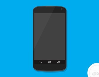 Google Nexus 4 Mockup Psd