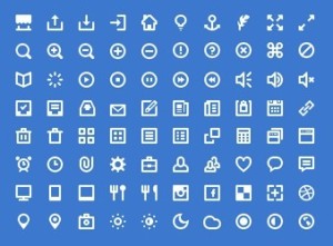 Shades of White Icon Set