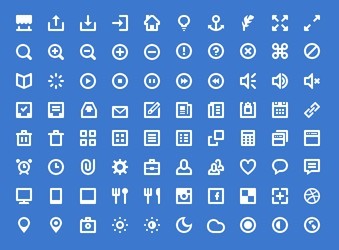 Shades of White Icon Set