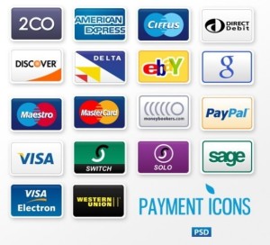 Set of Payment Method Icons (PSD)