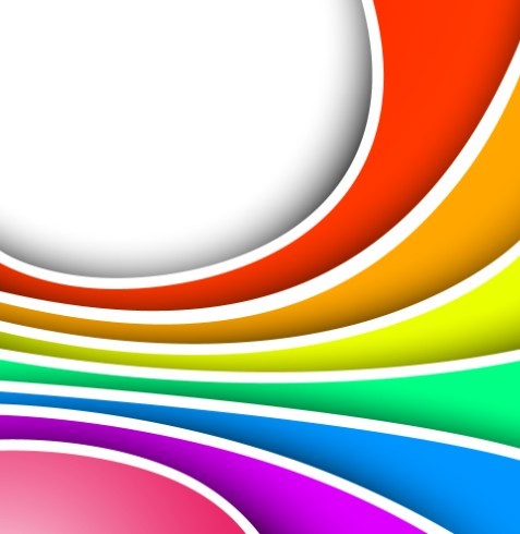 Colorful Waves Background Vector