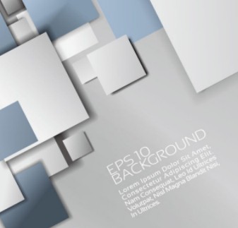 Colored Shapes Vector Background Design Template 03