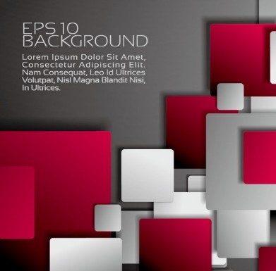 Colored Shapes Vector Background Design Template 04