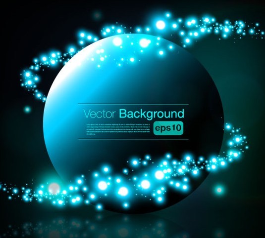 HI-Tech Futuristic Abstract Background Vector 03