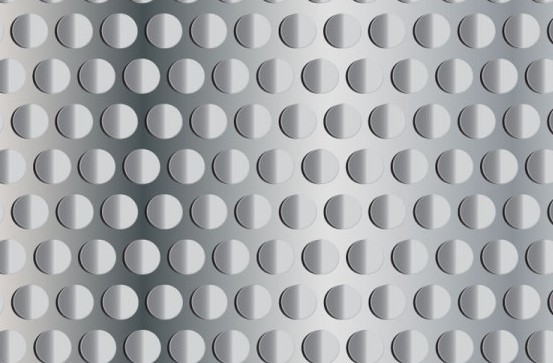 Vector Metal Background Texture With Round Holes 03
