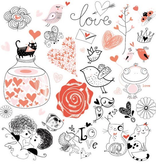 Sweet Cartoon Vectior Illustration 02