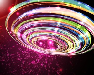 Colorful Abstract Circles Background Vector
