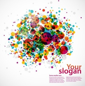 Vector Colored Bubbles Background 01