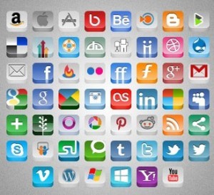 Mauricio Marks' 3D Social Icon Set