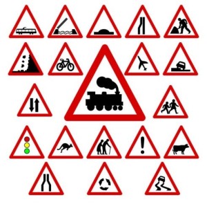 Vector Traffic Signs and Symbols 01