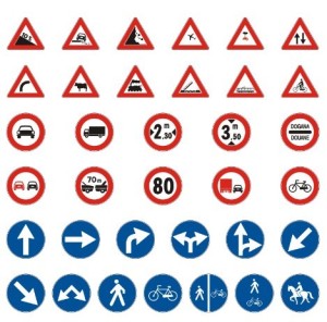 Vector Traffic Signs and Symbols 02