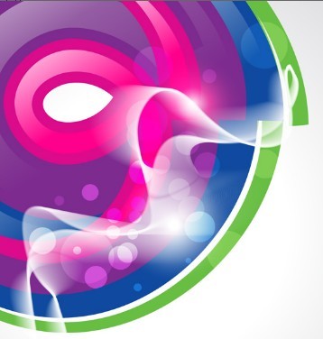 Colorful Abstract Waves Background Vector 02