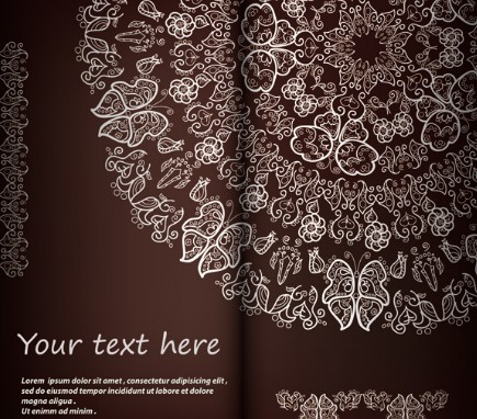 High Quality Vintage Floral Pattern Vector 05