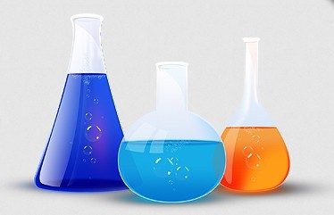 Colored Flask Icon PSD