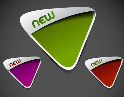 Colored Vector NEW Lables 03