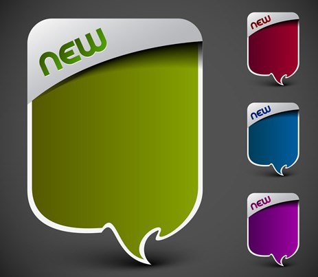 Colored Vector NEW Lables 04