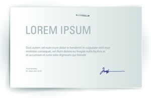 Vector Clean Blank Card Template 01