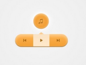 Audio Tooltip UI Elements PSD