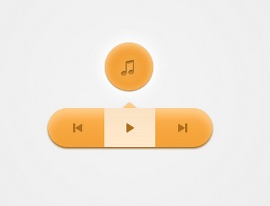 Audio Tooltip UI Elements PSD