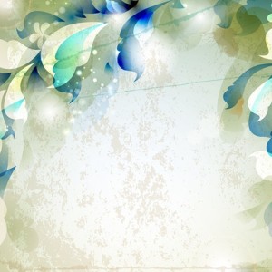 Elegant Leaves and Floral Background Vector 03
